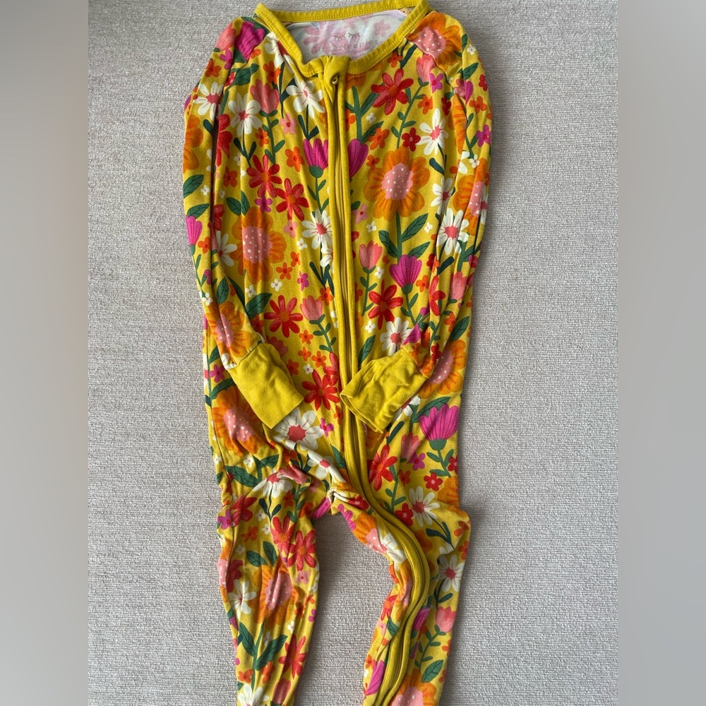 Little Sleepies Floral Zippies 18-24 months